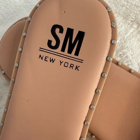 SM New York Woven Slide Sandals - Dusty Rose - Picture 2 of 4